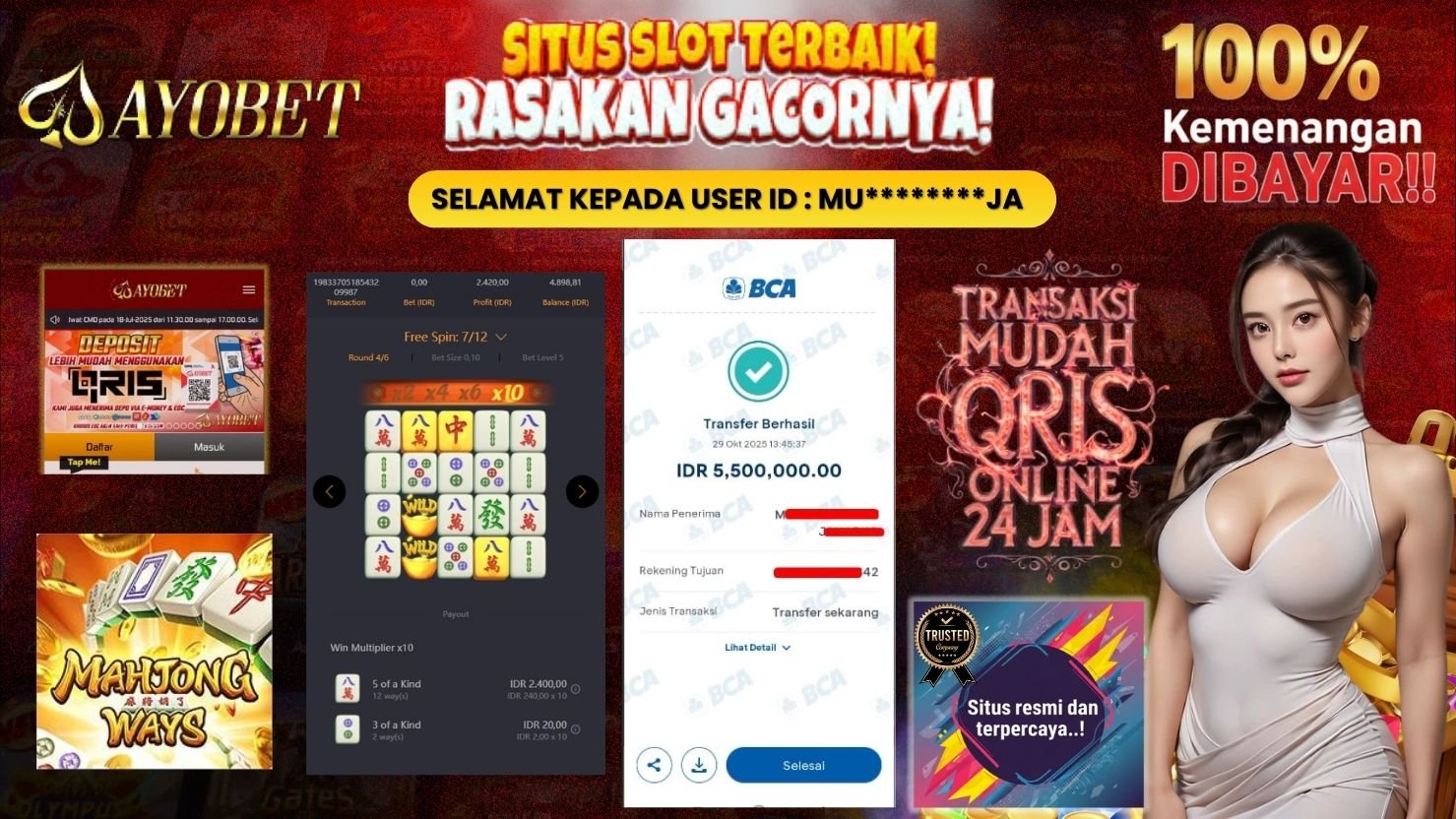AYOBET JACKPOT SLOT MAHJONG WAYS